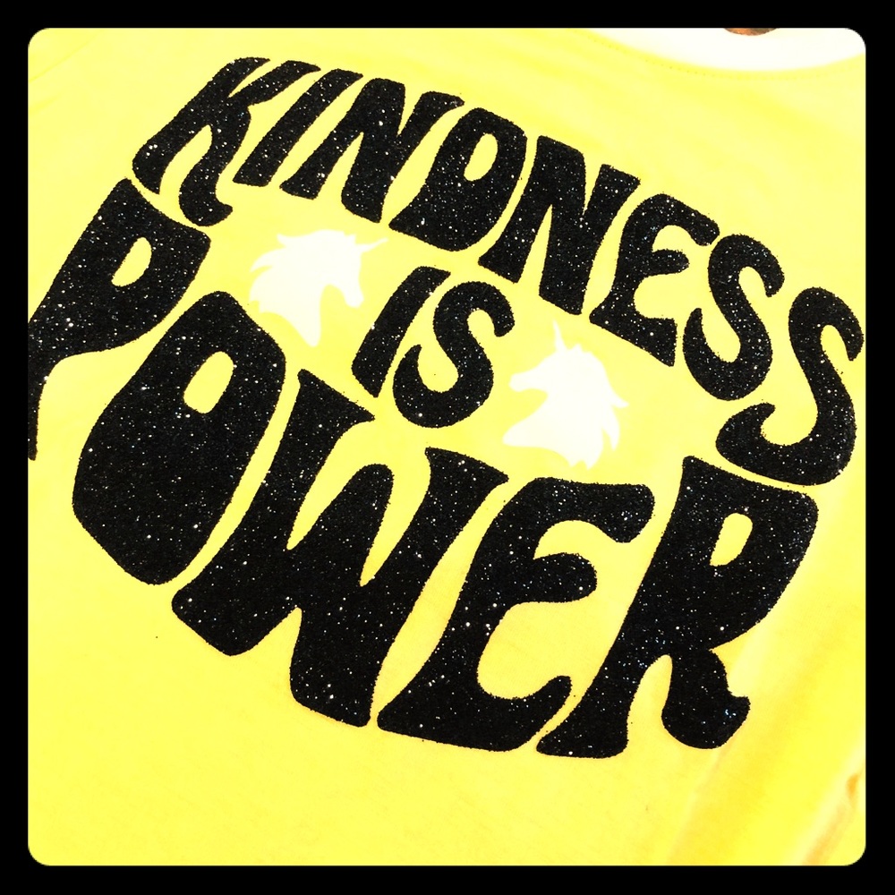 Justice Yellow Kindness is Power T Shirt